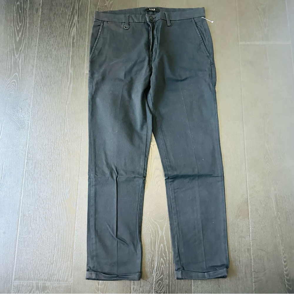 Neuw Black Cuffed Chinos - 32x28